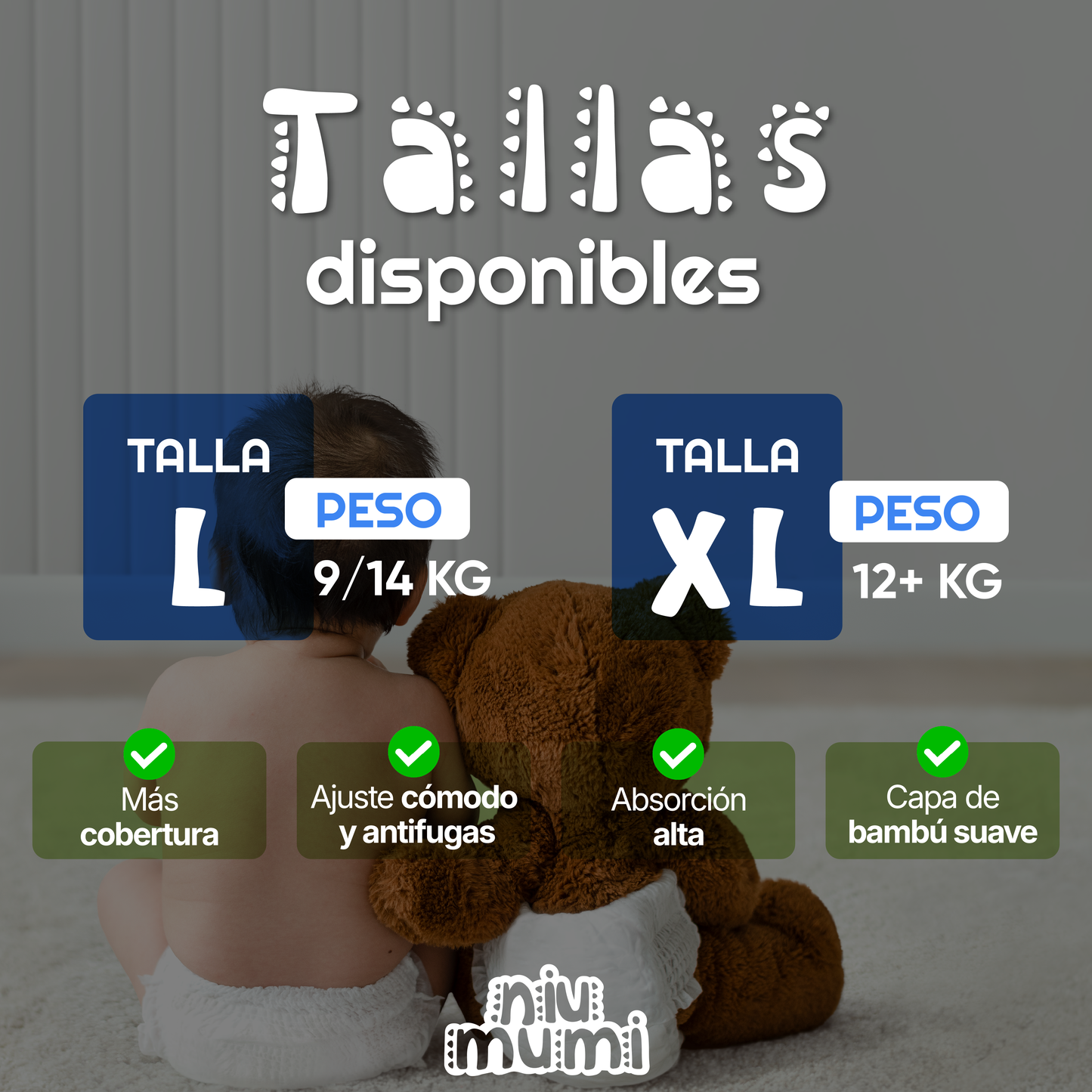 Pañales Ecológicos Desechables NiuMumi®