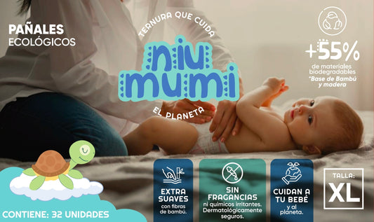 Pañales Ecológicos Desechables NiuMumi®